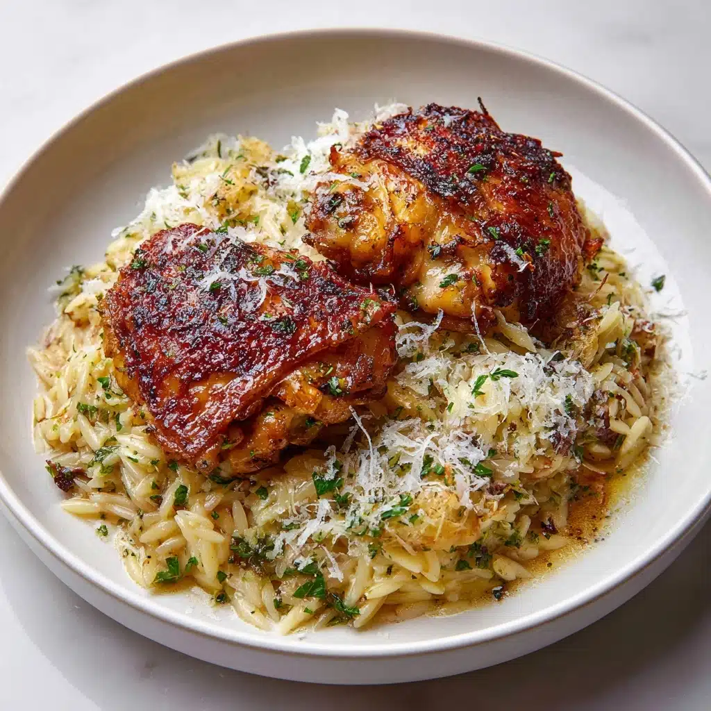 Tender Chicken Orzo with Parmesan Finish for Quick Weeknight Meals Recipe