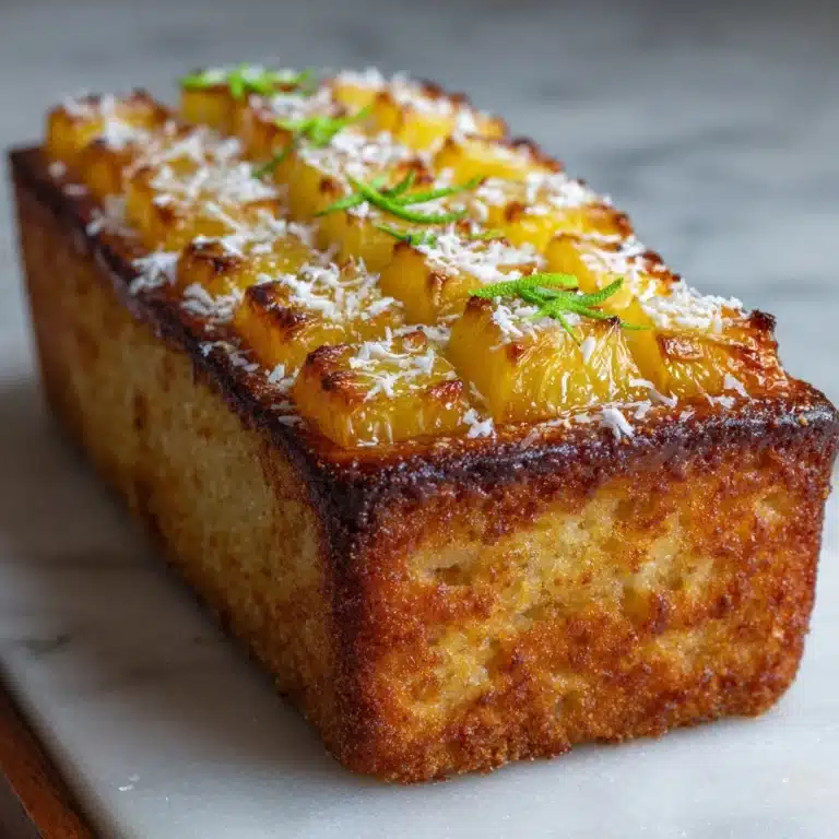 Hawaiian Banana Bread with Coconut and Pineapple Recipe