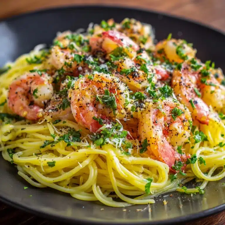 Lemon Spaghetti with Shrimp Recipe