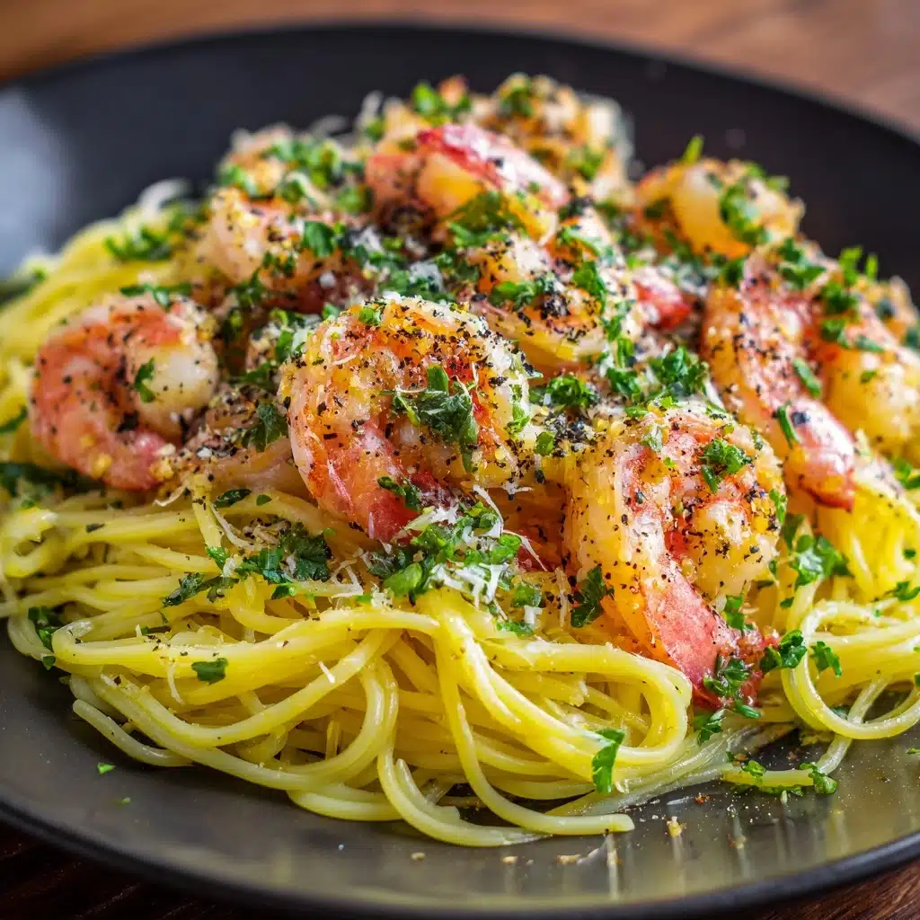Lemon Spaghetti with Shrimp Recipe