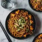 Slow Cooker Honey Garlic Chicken Noodles Recipe