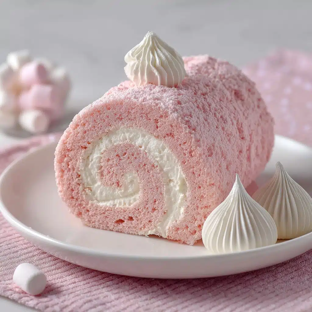 Japanese Cotton Candy Swiss Cake Roll Recipe