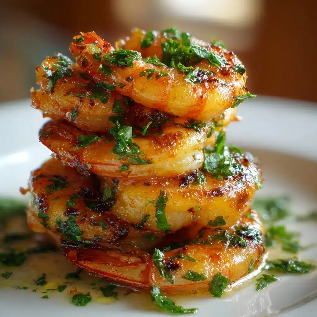 Garlic Butter Shrimp Stack Recipe - Recipe Image
