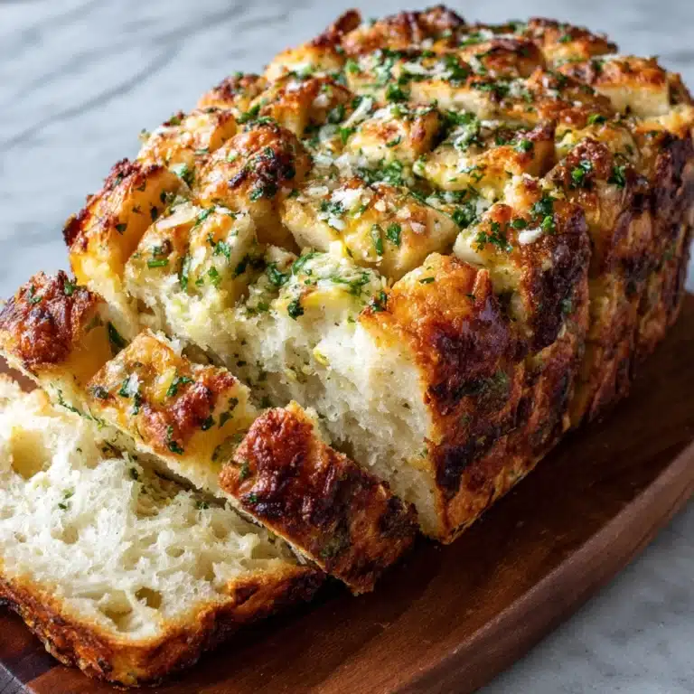 Garlic Herb and Cheese Pull-Apart Bread Recipe
