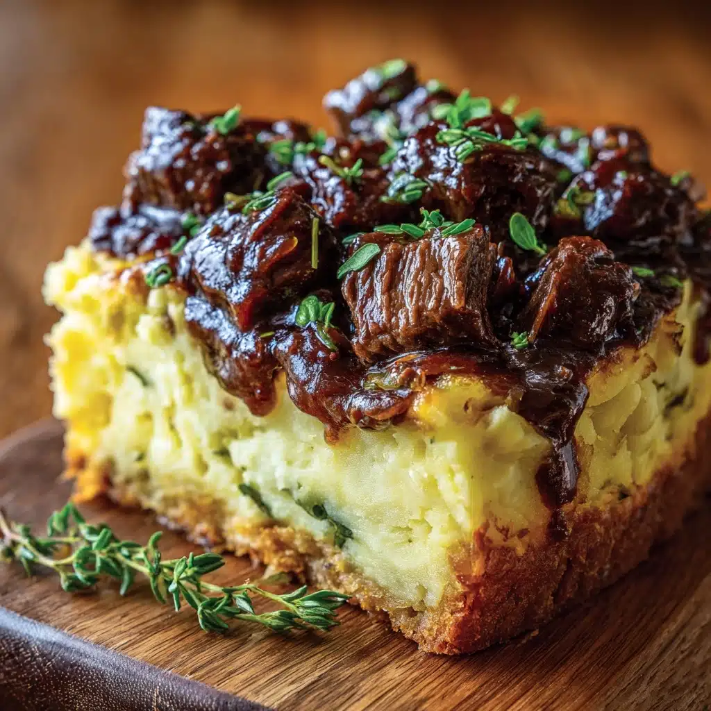 Deep-Fried Mashed Potato Cups Filled with BBQ Beef and Cheese Recipe - Recipe Image
