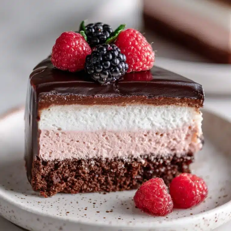 Chocolate Raspberry Mousse Cake Recipe