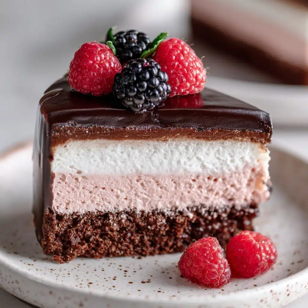 Chocolate Raspberry Mousse Cake Recipe