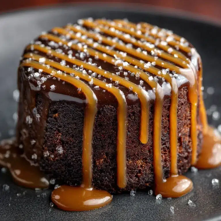 Salted Caramel Chocolate Fudge Cake Recipe