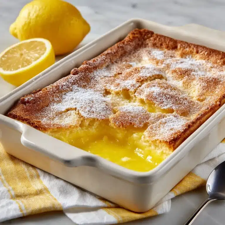 Magic Lemon Cobbler Recipe