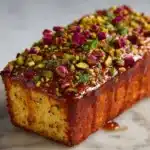 Pistachio Cardamom Rose Loaf Recipe