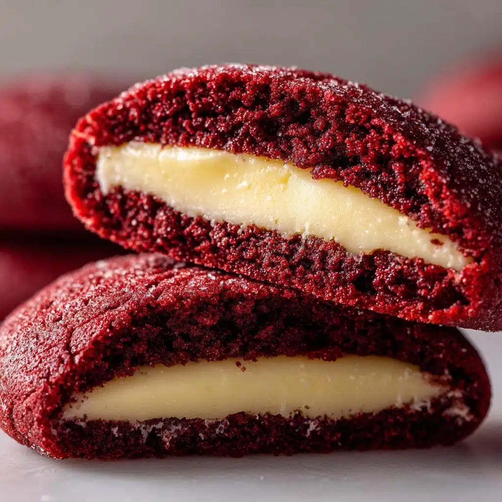 Red Velvet Cheesecake Stuffed Cookies Recipe