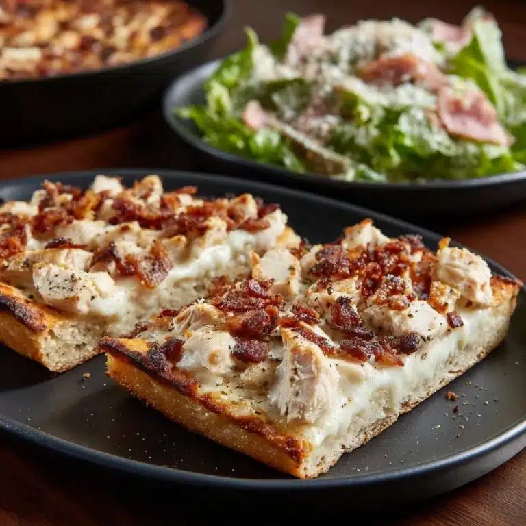 Parmesan Garlic Chicken Pizza Recipe