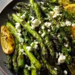 Grilled Asparagus Salad with Feta & Lemon Recipe