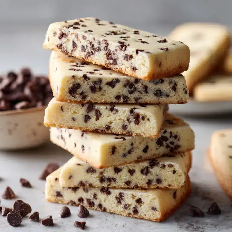Dippable Chocolate Chip Shortbread Treats Recipe