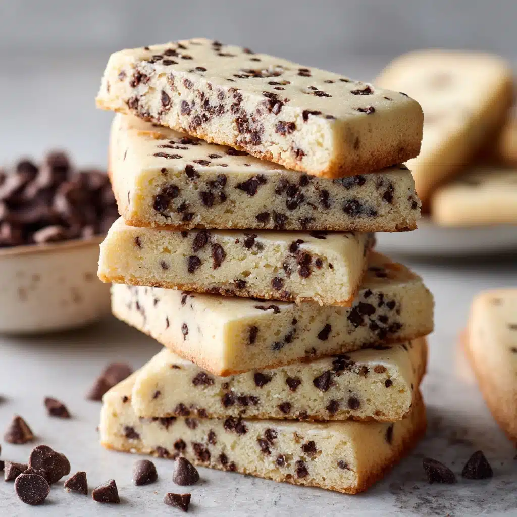 Dippable Chocolate Chip Shortbread Treats Recipe - Recipe Image