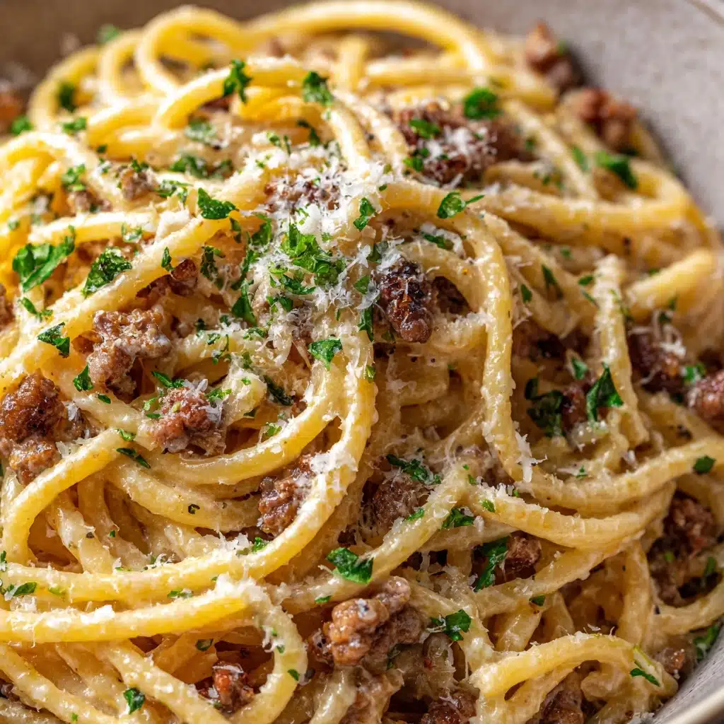 Cheesy Garlic Butter Linguine Pasta Recipe