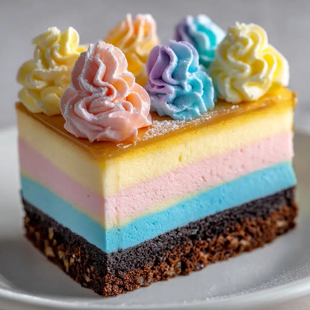 How to Make No-Bake Cotton Candy Cheesecake Fast Recipe - Recipe Image