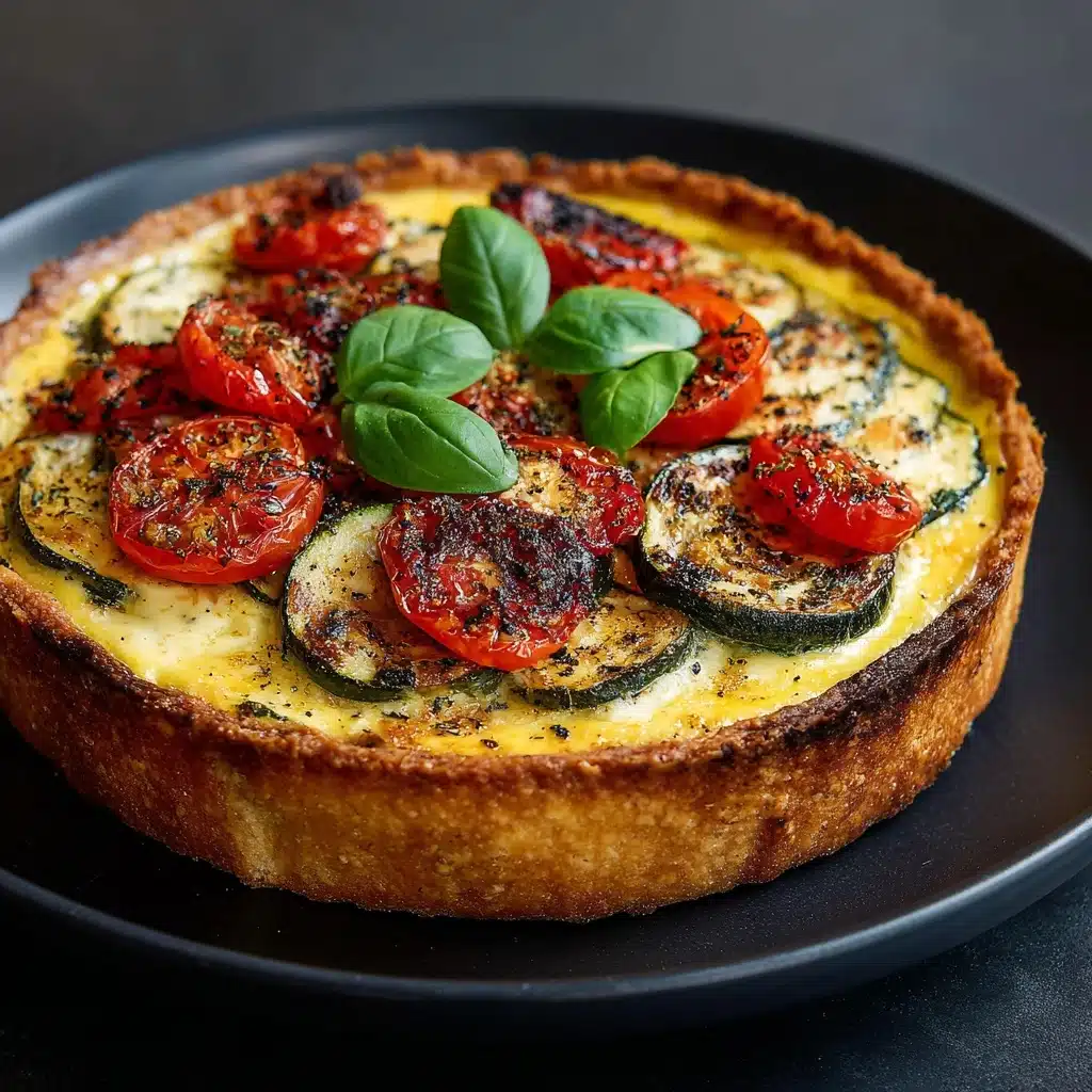 Roasted Ratatouille Quiche Recipe - Recipe Image