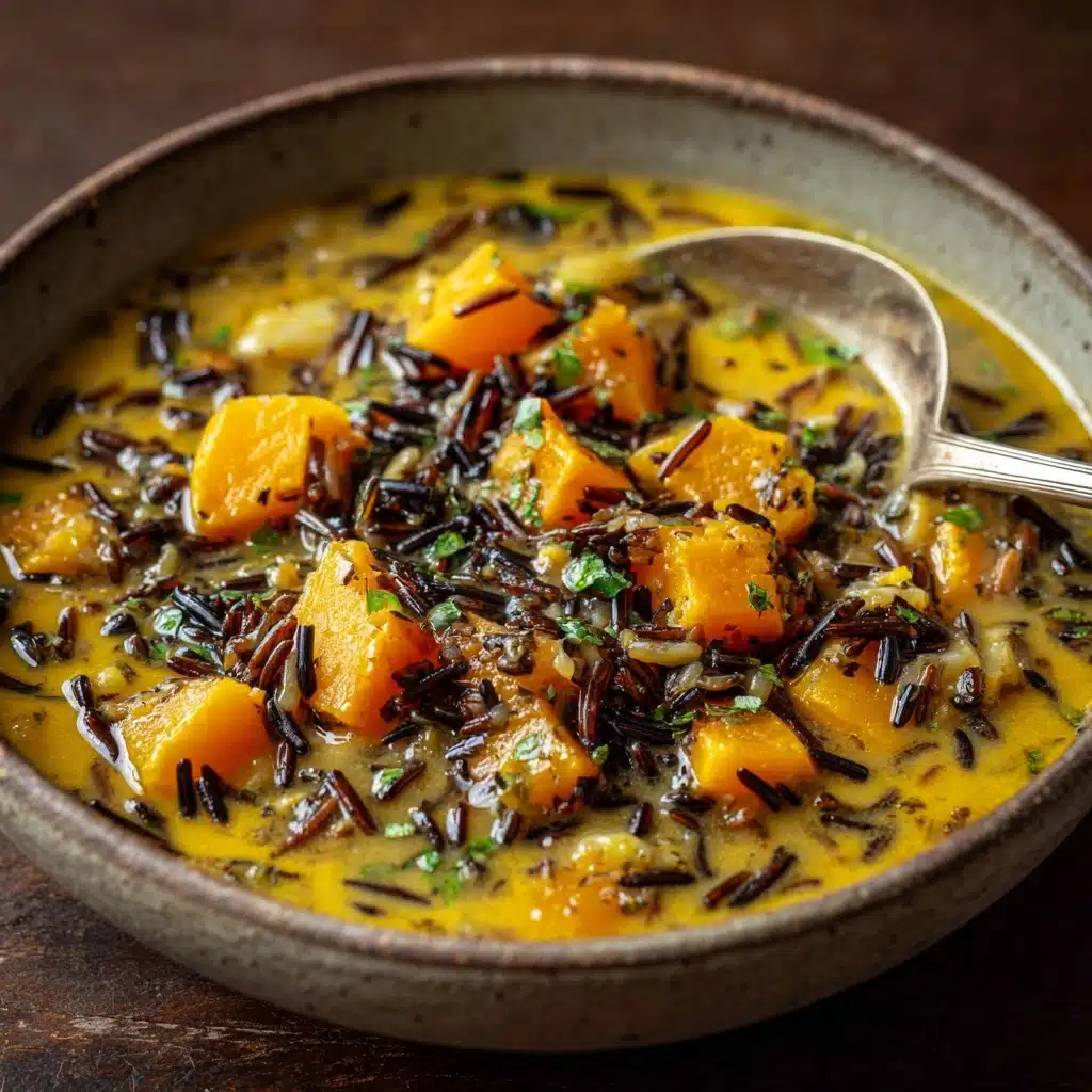 Nourishing Pumpkin Wild Rice Soup Recipe - Recipe Image