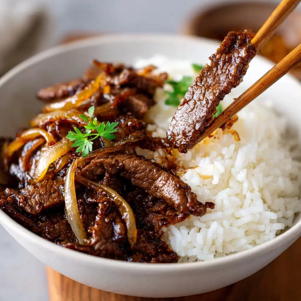 Beef Onion Stir-Fry Recipe - Recipe Image