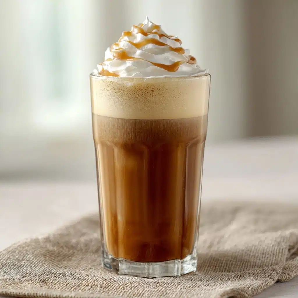 Blended Slushy Iced Coffee Recipe - Recipe Image