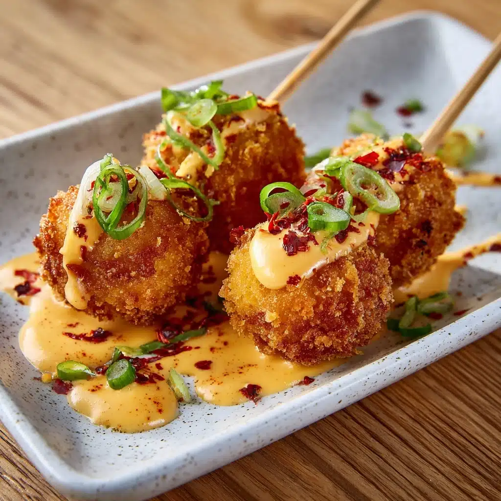 Shrimp and Crab Nacho Bomb Corn Dogs Recipe - Recipe Image