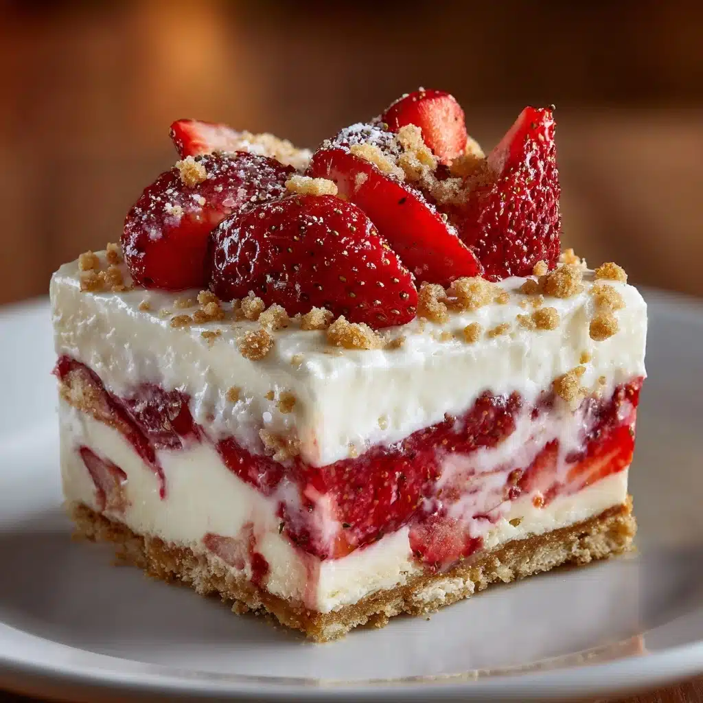 Strawberry Earthquake Cake Recipe - Recipe Image