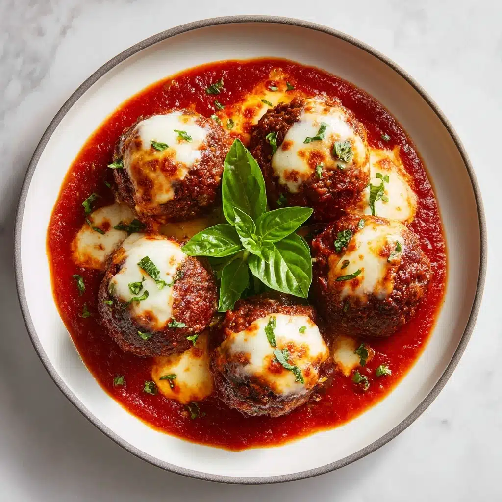 Chicken Parm Meatballs Recipe - Recipe Image
