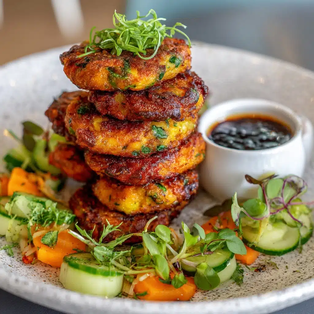 Crispy Tofu and Veggie Patties Recipe - Recipe Image