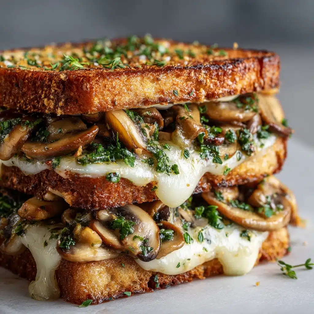 Mushroom Sandwich Melts Recipe - Recipe Image