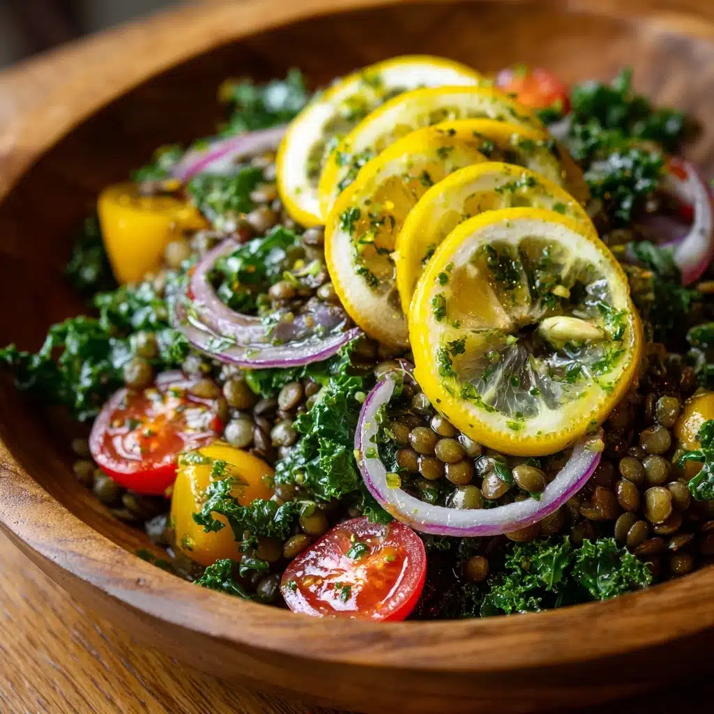 Lemon Pesto Lentil Salad Recipe - Recipe Image