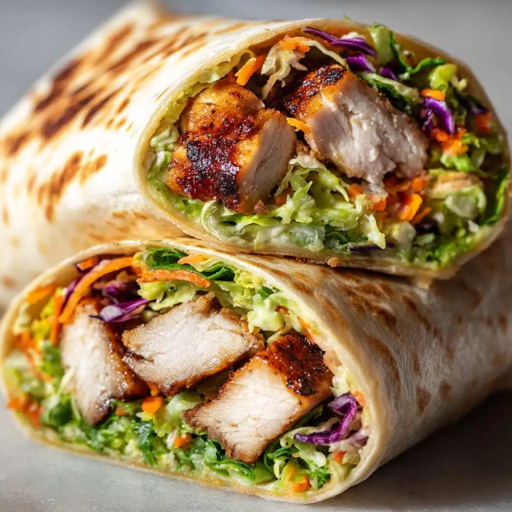 Asian Chicken Salad Wraps Recipe - Recipe Image