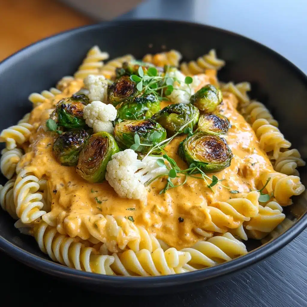 Pumpkin Mac and Cheese with Roasted Veggies Recipe - Recipe Image