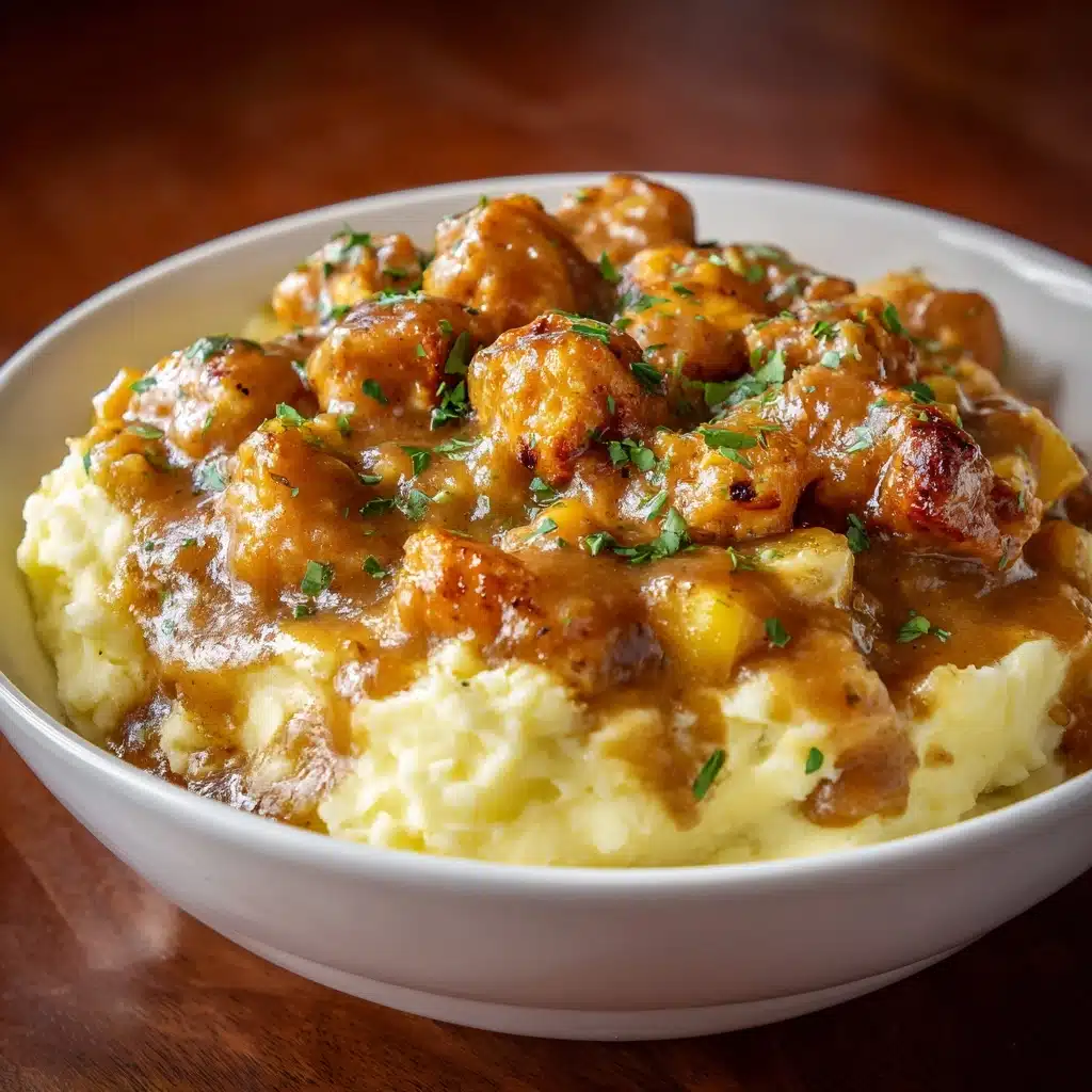 Chicken Mashed Potato Bowls Recipe - Recipe Image