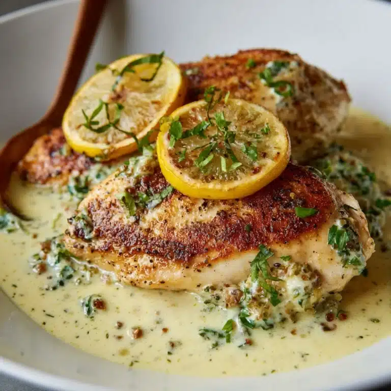 Creamy Lemon Parmesan Chicken Recipe