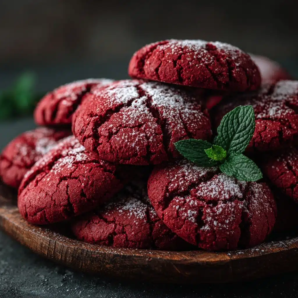 Red Velvet Crinkle Cookies Recipe - Recipe Image
