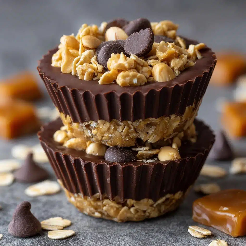 No-Bake Peanut Butter Granola Cups Recipe - Recipe Image
