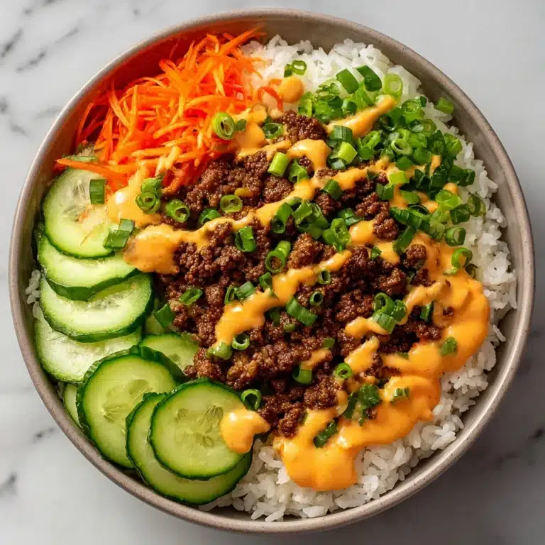 Korean Beef Rice Bowls Recipe