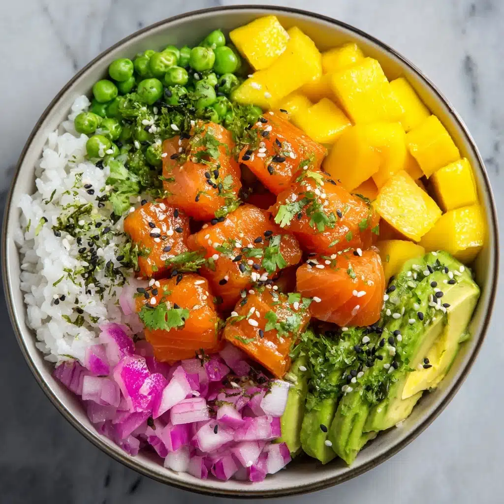 Spicy Salmon Bowls with Coconut Rice Recipe