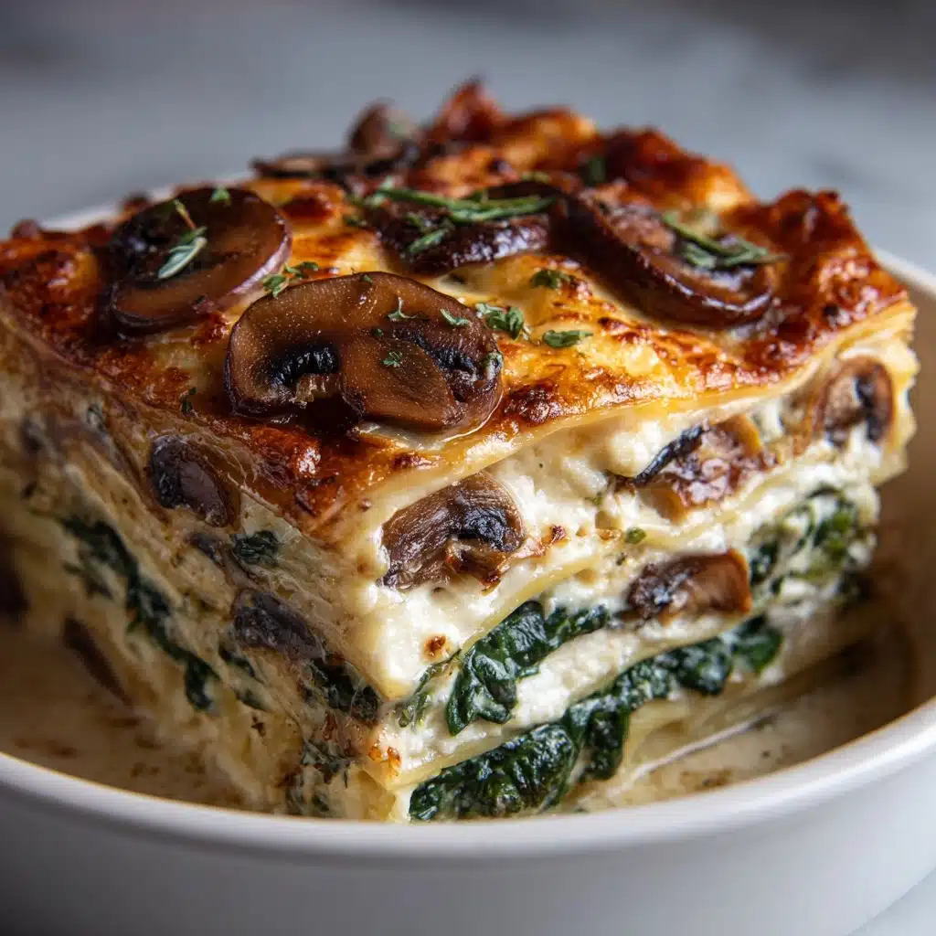 Mushroom and Spinach Lasagna Recipe
