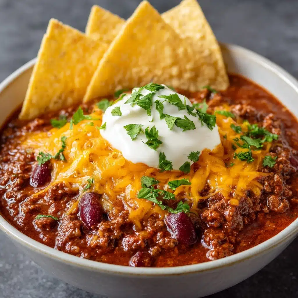 Hearty Slow Cooker All Meat Chili (No Beans) Recipe - Recipe Image