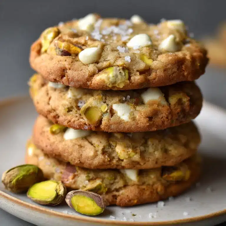 Salted Honey Pistachio Cookies Recipe