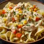 Creamy Ranch Chicken & Noodles Recipe