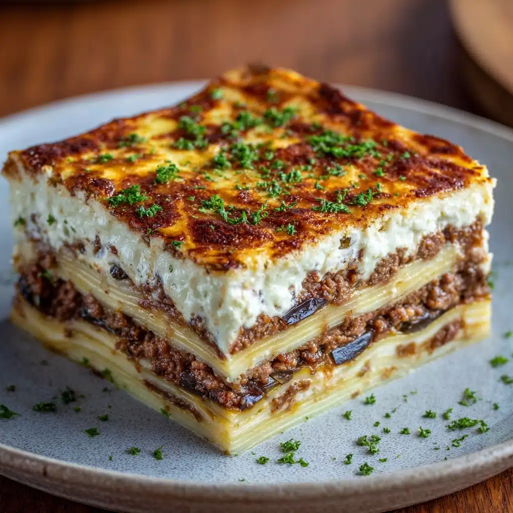 Classic Greek Eggplant Moussaka Recipe