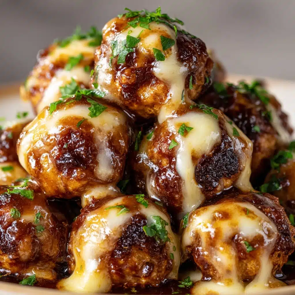 Slow Cooker French Onion Meatballs Recipe