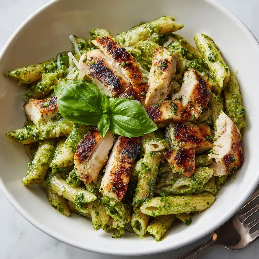 Creamy Chicken Pesto Pasta Recipe