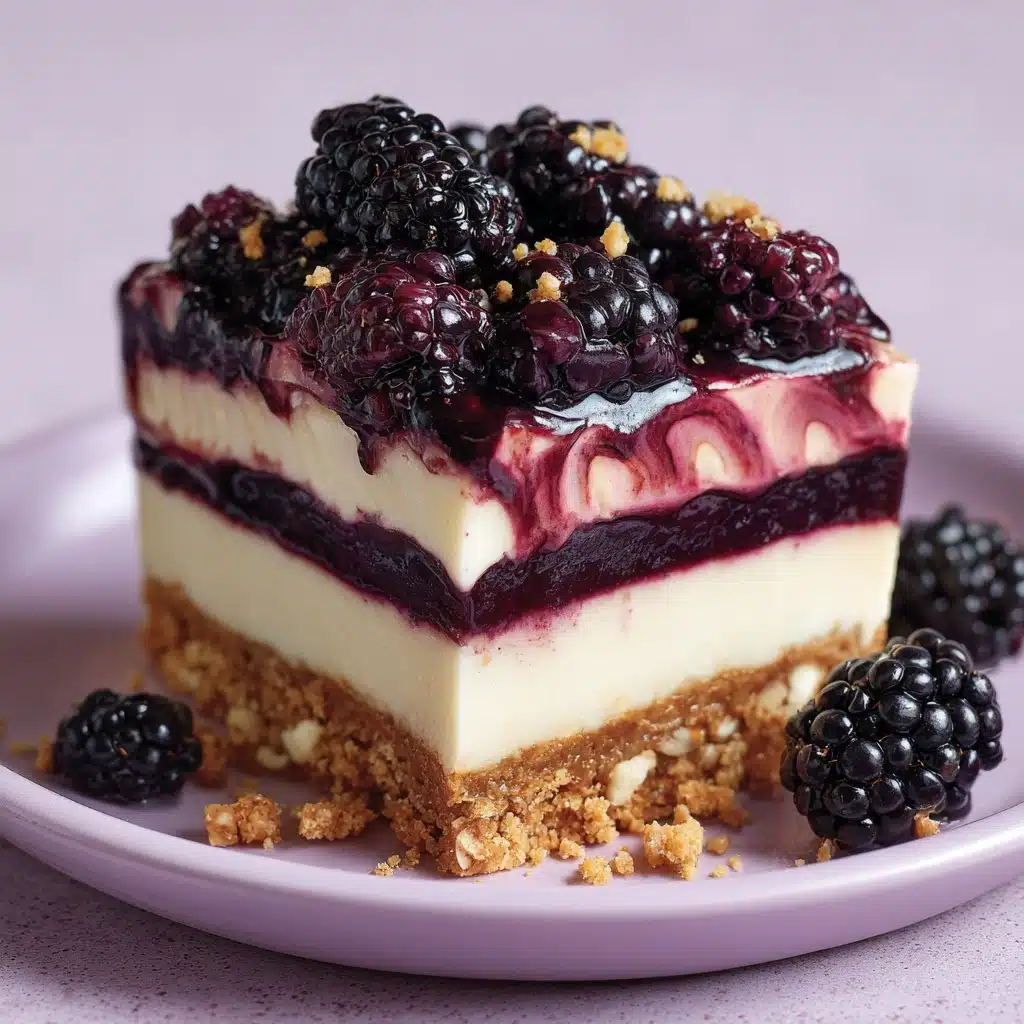Blackberry Pretzel Dessert Recipe - Recipe Image