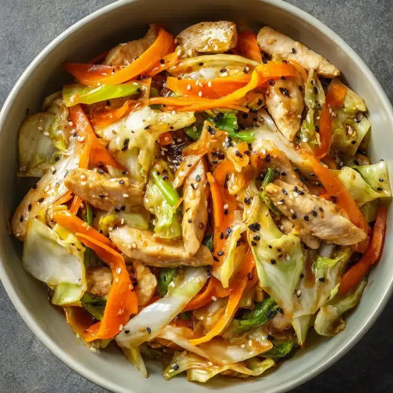Chinese Chicken Cabbage Stir-Fry Recipe