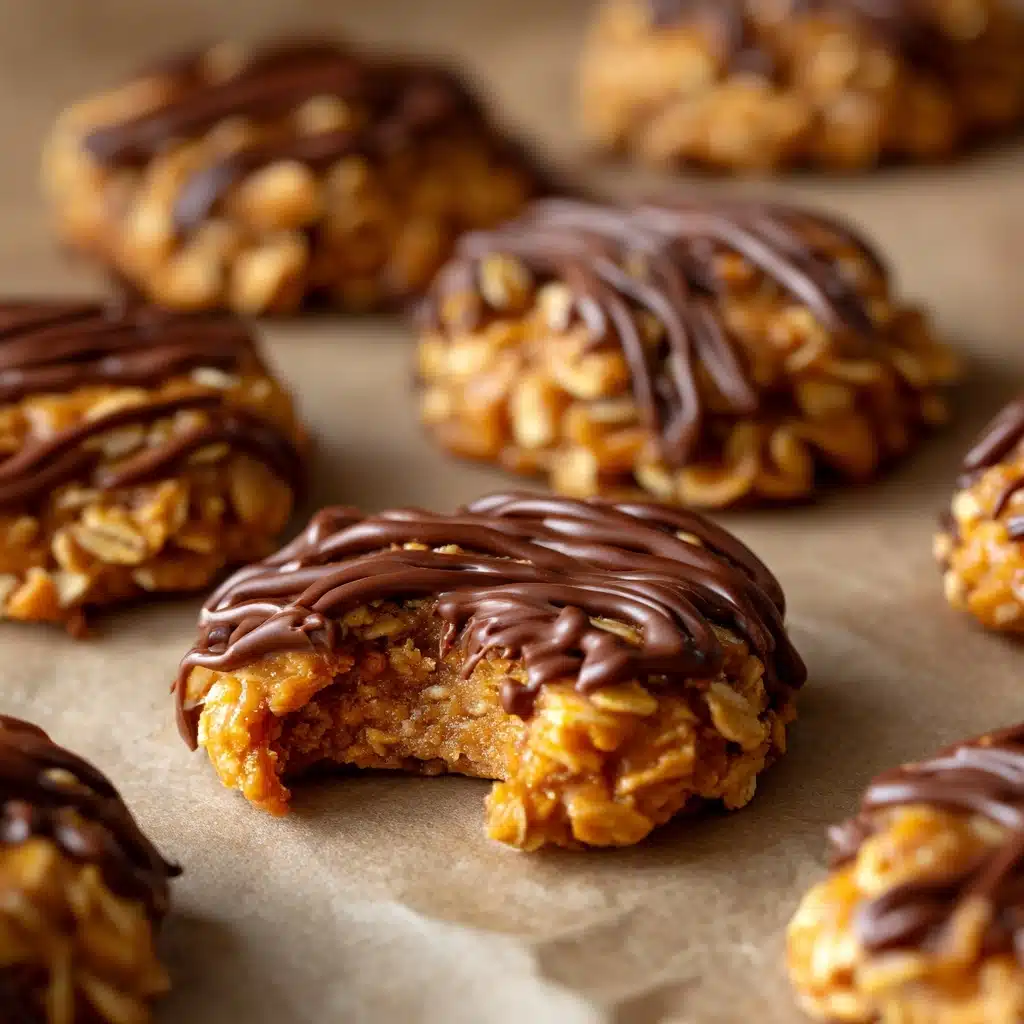 No-Bake Peanut Butter Oatmeal Cookies Recipe - Recipe Image