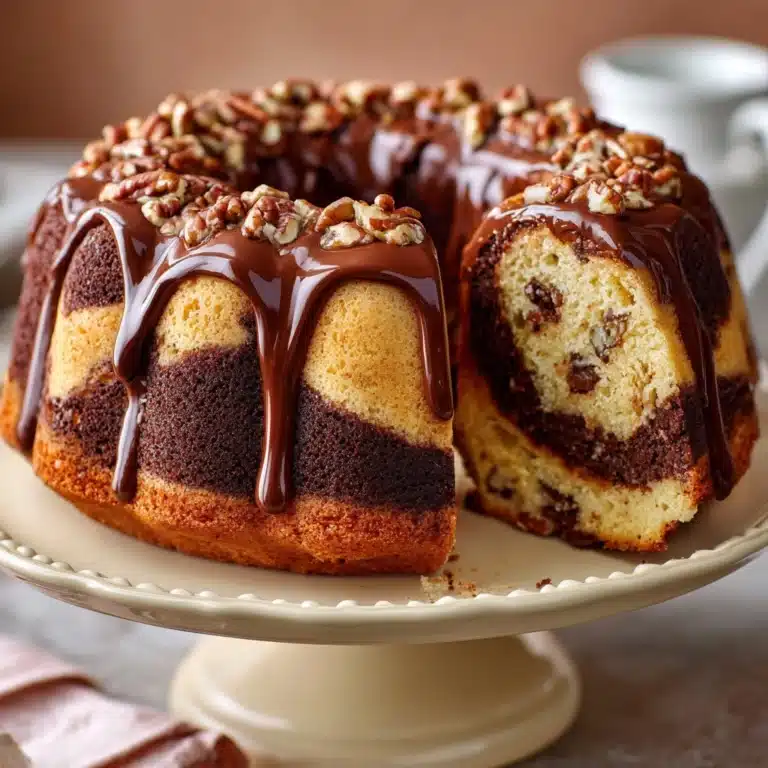 Decadent German Chocolate Pecan Pound Cake Delight Recipe